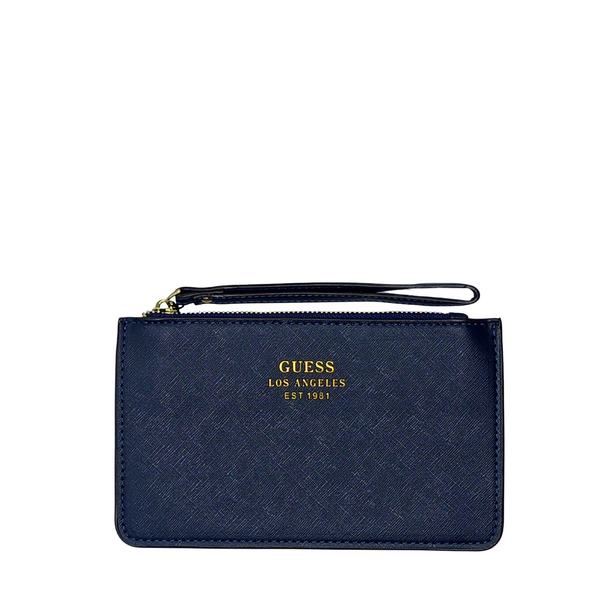 GUESS Wristlet Pouch – Dark Blue | Compact & Functional – PO 4784