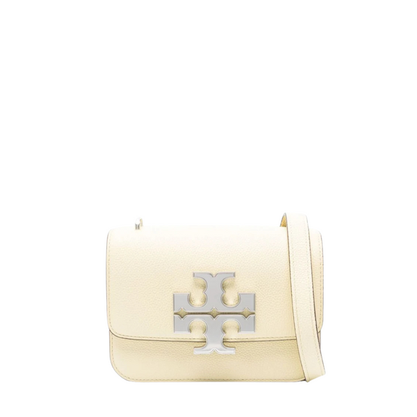 Tory Burch Small Eleanor Pebbled Crossbody Bag – New Cream Leather