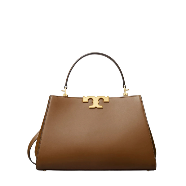 Tory Burch Eleanor Satchel – Moose Brown Leather