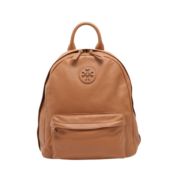 Tory Burch Thea Pebbled Leather Backpack – Black