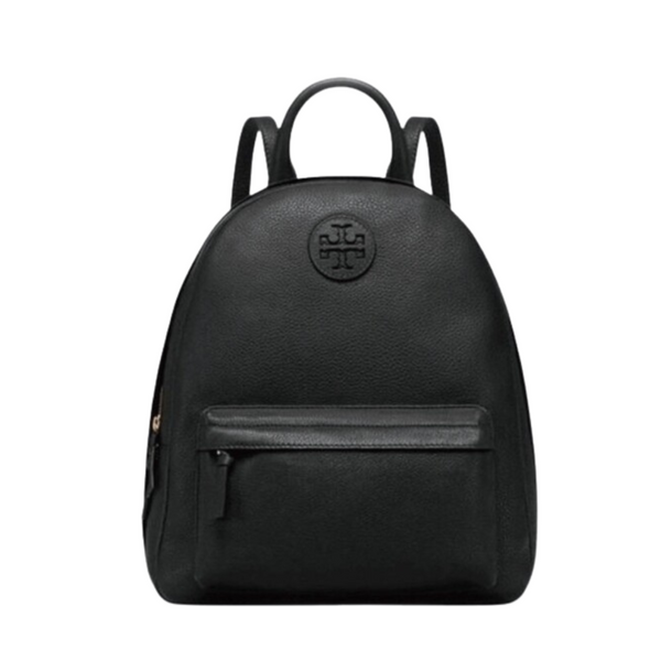 Tory Burch Thea Pebbled Leather Backpack – Black Cowhide