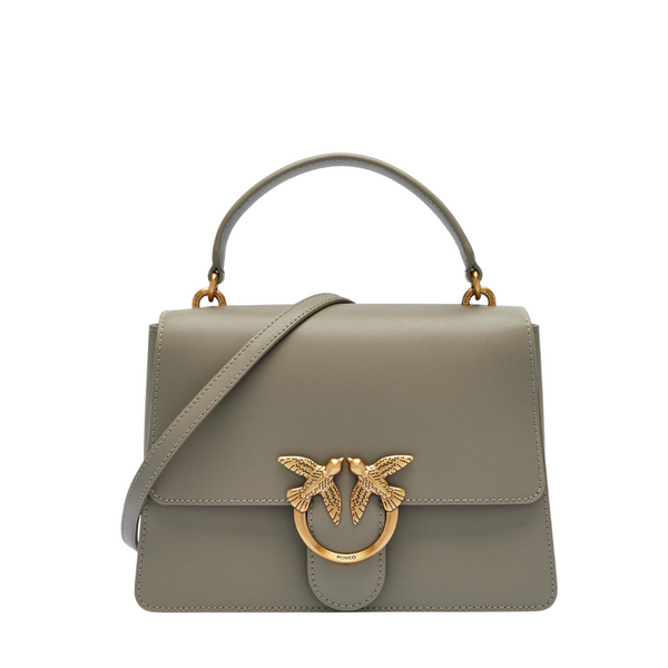 PINKO Crossbody Bag – Green | Love One Top Handle Mini Light – Chic & Compact