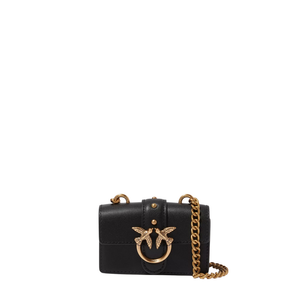 PINKO Crossbody Bag – Black | Love Micro C – Chic & Minimal
