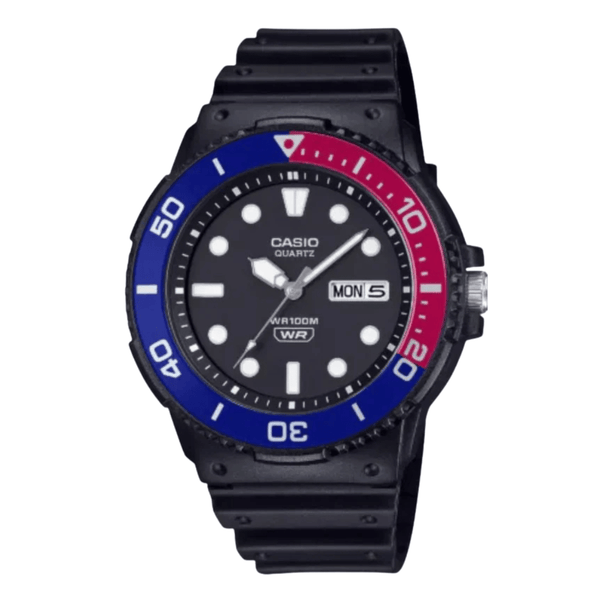 Casio Black Resin Strap Black Dial Quartz Watch for Men – MRW‑230H‑1E2VDF