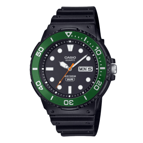 Casio Black Resin Strap Black Dial Quartz Watch for Men – MRW‑230H‑1E3VDF