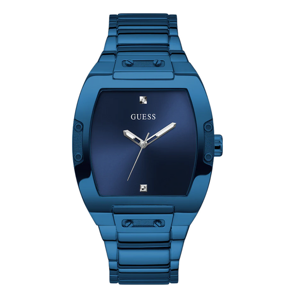 Guess Phoenix Blue Stainless Steel Blue Dial Quartz Watch for Gents - GW0387G4