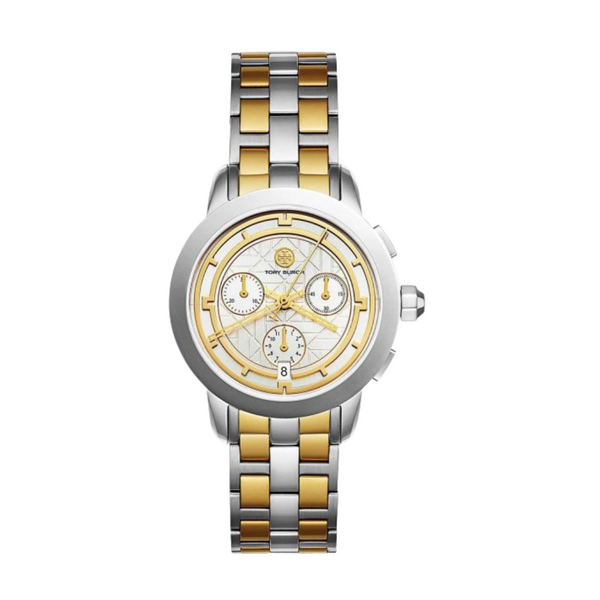 Tory Burch Classic Chronograph Two-Tone Watch – TBW1034
