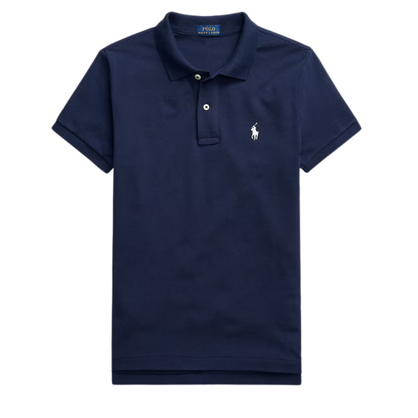 Ralph Lauren Iconic Mesh Polo Navy T-Shirt