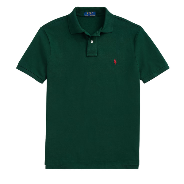 Ralph Lauren Iconic Mesh Polo Dark Green T-Shirt