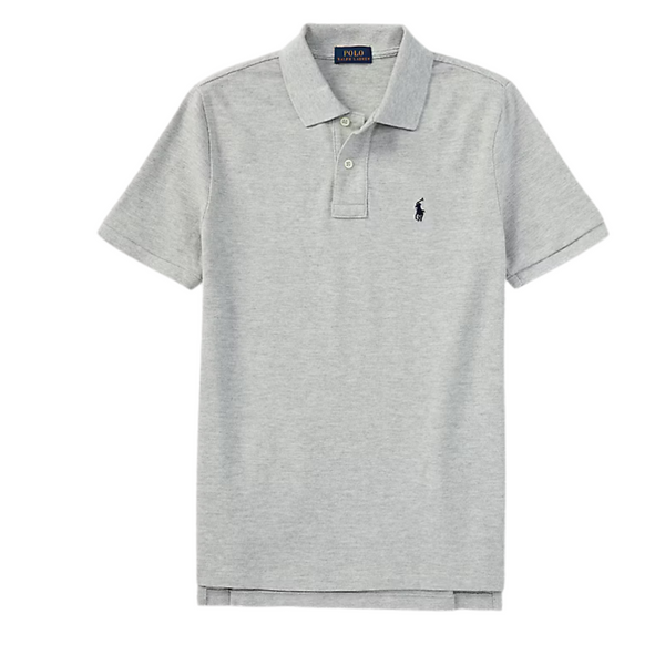 Ralph Lauren Iconic Mesh Polo Grey T-Shirt