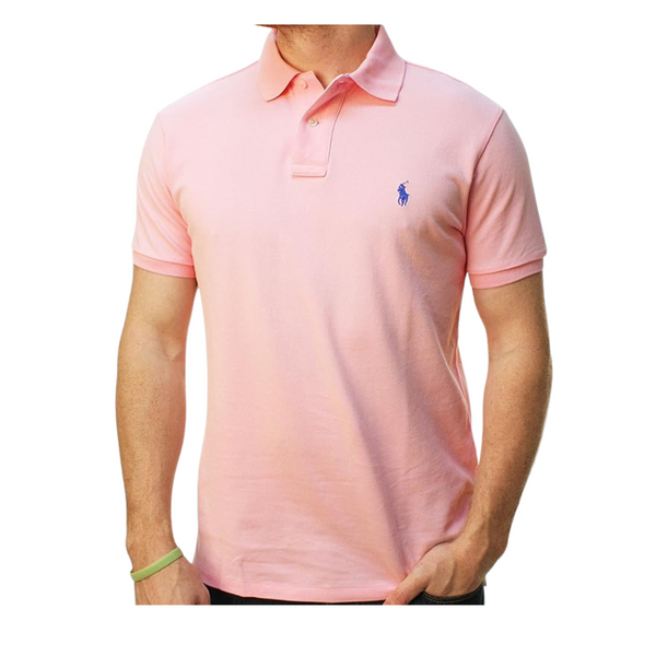 Ralph Lauren Iconic Mesh Polo Dust Pink T-Shirt