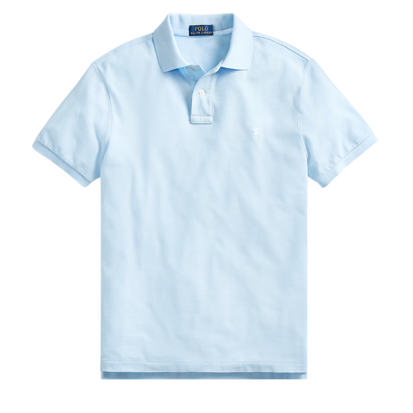 Ralph Lauren Iconic Mesh Polo Light Blue T-Shirt