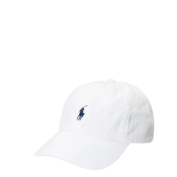 Ralph Lauren Iconic Cotton Chino Ball Cap White