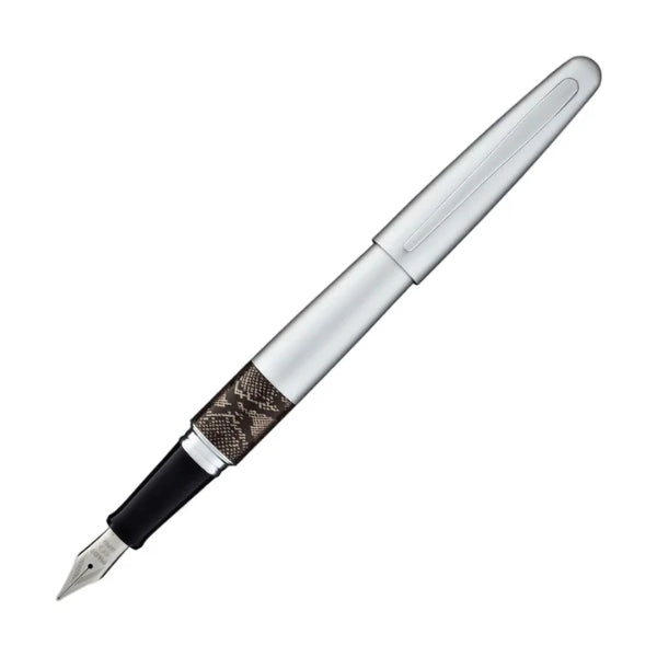 MR 02 Silver Python – Elegant Fountain Pen