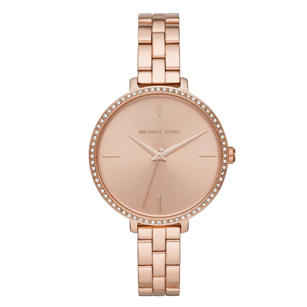 Michael Kors Gold Stainless Steel Gold Dial Quartz Watch for Ladies - MK4400
