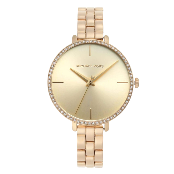 Michael Kors Gold Stainless Steel Gold Dial Quartz Watch for Ladies - MK4399