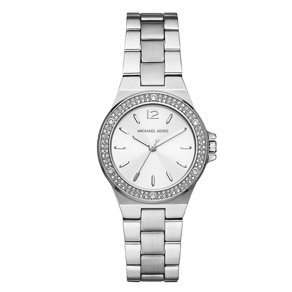 Michael Kors Silver Stainless Steel White Dial Quartz Watch for Ladies - MK7280