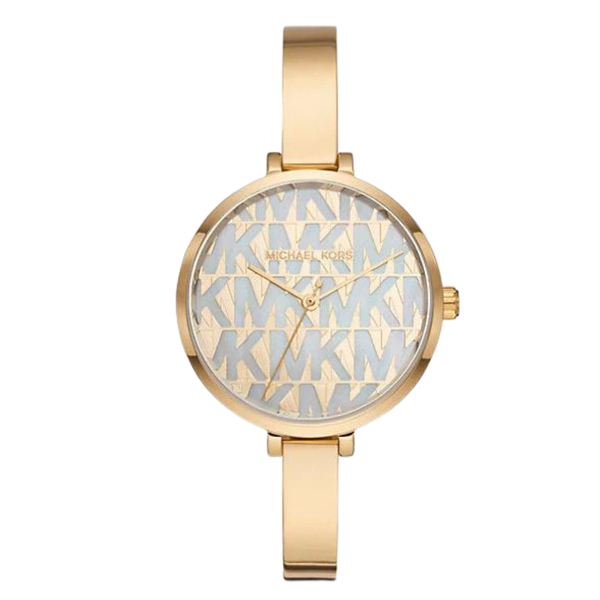 Michael Kors Gold Stainless Steel Gold Dial Quartz Watch for Ladies - MK4687