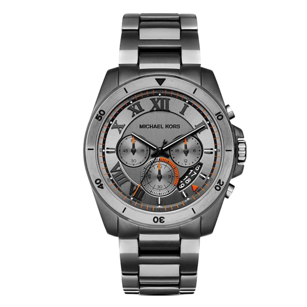 Michael Kors Grey Stainless Steel Grey Dial Chronograph Quartz Watch for Gents - MK8465