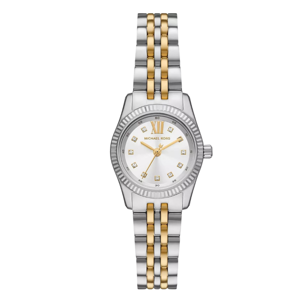 Michael Kors Two-tone Stainless Steel Silver Dial Quartz Watch for Ladies - MK4740