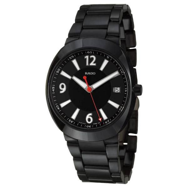 Rado D-Star Black Ceramic Black Dial Quartz Watch for Gents - R15517152