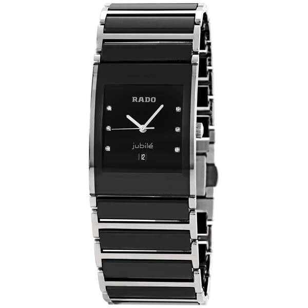 Rado Integral Black Ceramic Strap Black Dial Quartz Watch for Gents - R20784752