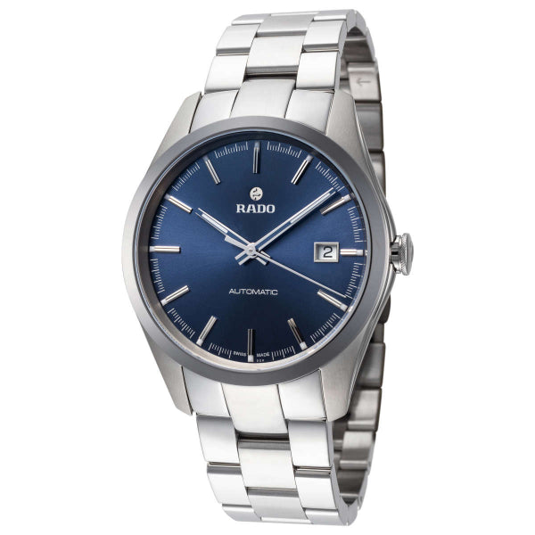 Rado Hyperchrome Silver Stainless Steel Blue Dial Automatic Watch for Gents - R32115203