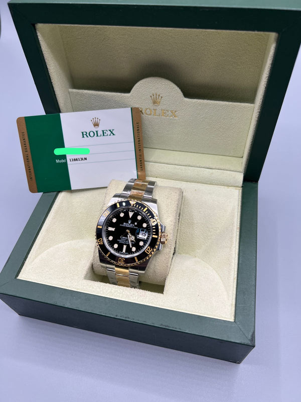 Rolex Submariner Date Black Dial Gents Watches - 116613LN