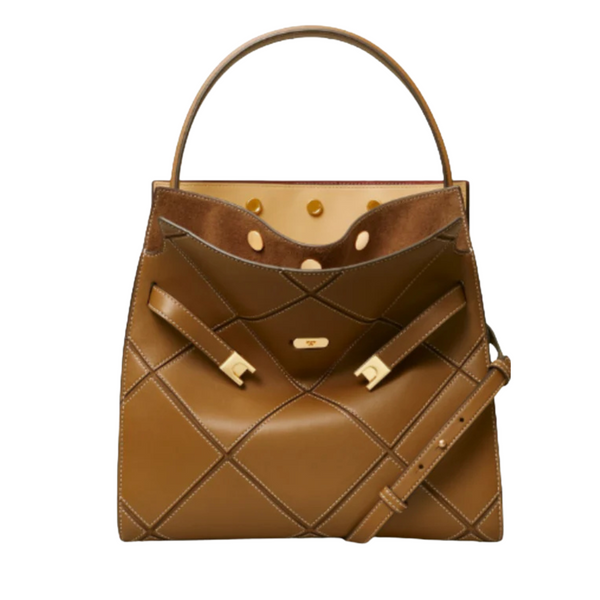Tory Burch Lee Radziwilll Double Bag Brown - 86745