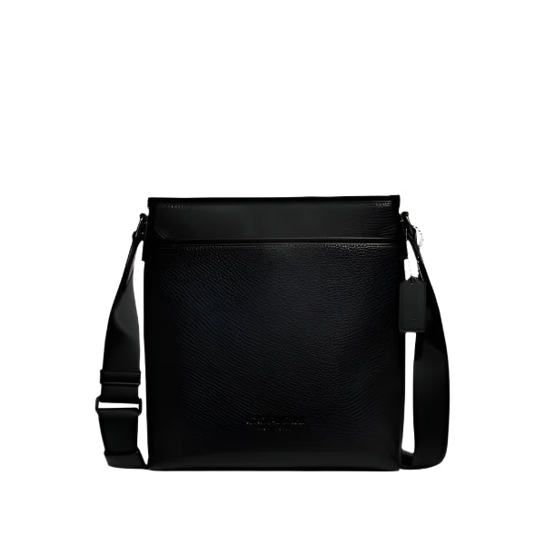 Coach Gotham Slim Crossbody In Signature Canvas Black - CC110