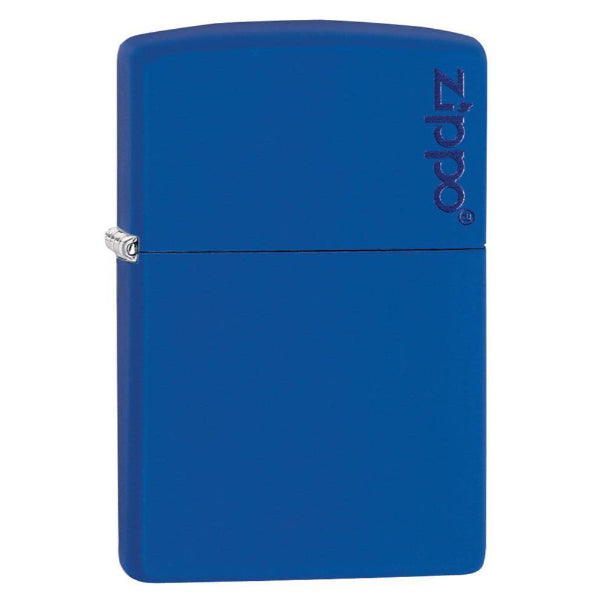 Zippo Classic Royal Blue Matte Logo Lighter