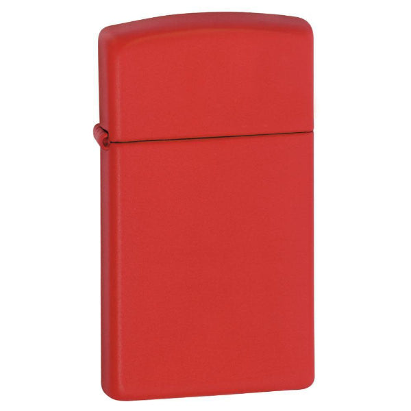 Zippo Slim Red Matte Lighter