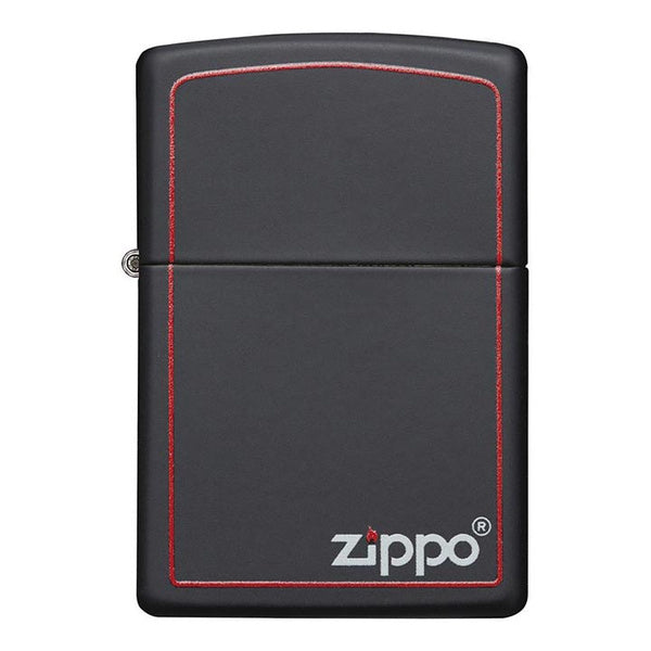 Zippo Classic Black And Red Lighter