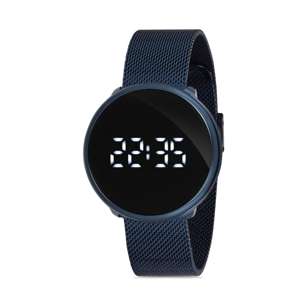 Michael Fellini Rose Gold Mesh Bracelet Black Dial Quartz Unisex Watch- MF2239-4