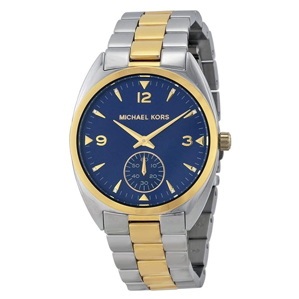 Michael Kors Callie Two-tone Stainless Steel Blue Dial Chronograph Quartz Unisex Watch - MK-3343