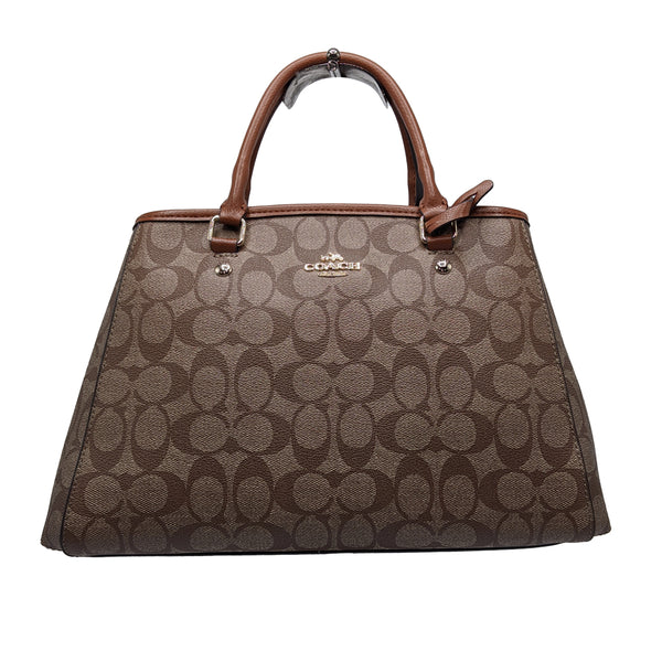 Coach small margot carryall in signature canvas- F34608