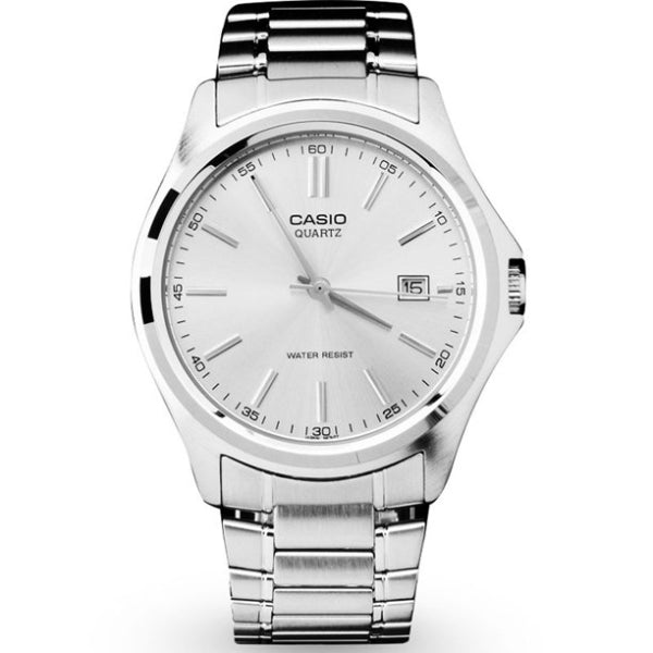 Casio Silver Stainless Steel Silver Dial Quartz Watch for Gents - MTP-1183A-7ADF AG