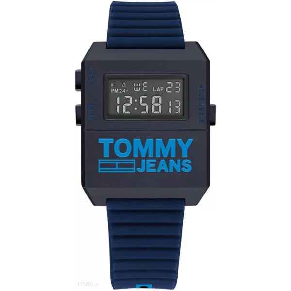 Tommy Hilfiger Tommy Jeans Expedition Blue Silicone Strap Blue Dial Quartz Unisex Watch - 1791677