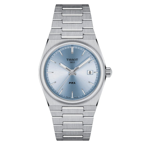 Tissot PRX Silver Stainless Steel Blue Dial Quartz Unisex Watch - T137.210.11.351.00