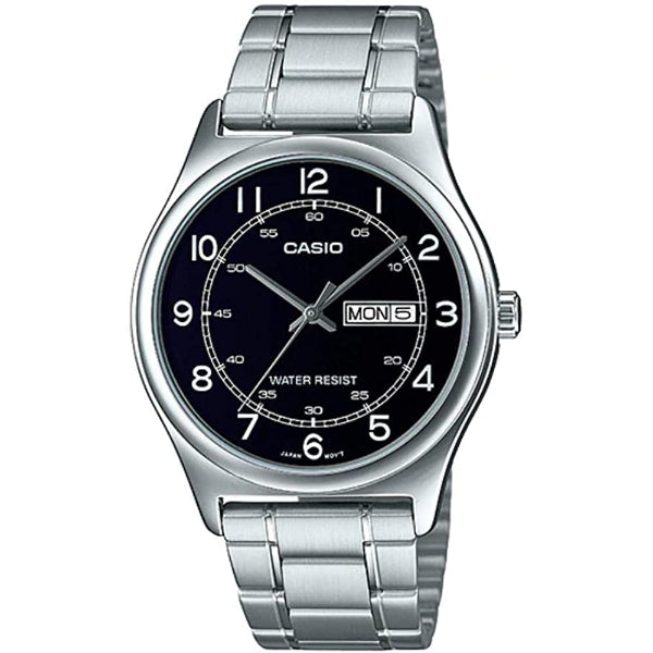 Casio Standard Silver Stainless Steel Blue Dial Quartz Watch for Gents - MTP--V006D-1B2 UDF