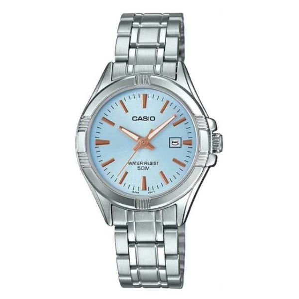 Casio Standard Silver Stainless Steel White Dial Quartz Watch for Ladies - LTP-1308D-9AVDF