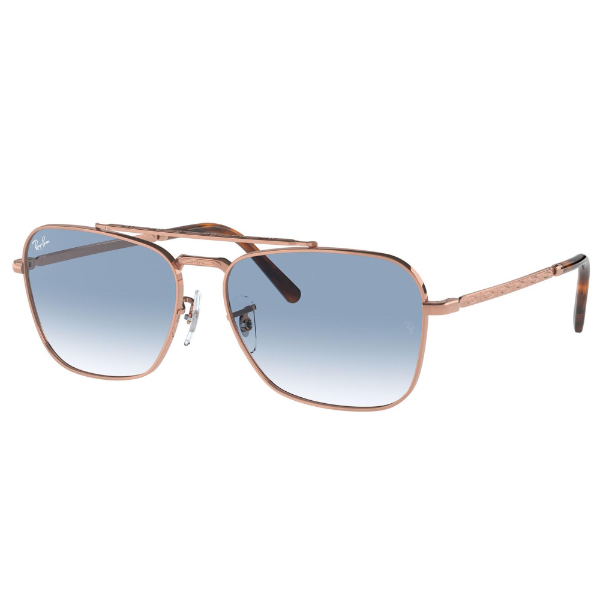 Ray-Ban New Aviator Pink Rb3625 9202/3F 58-14 Rose Gold