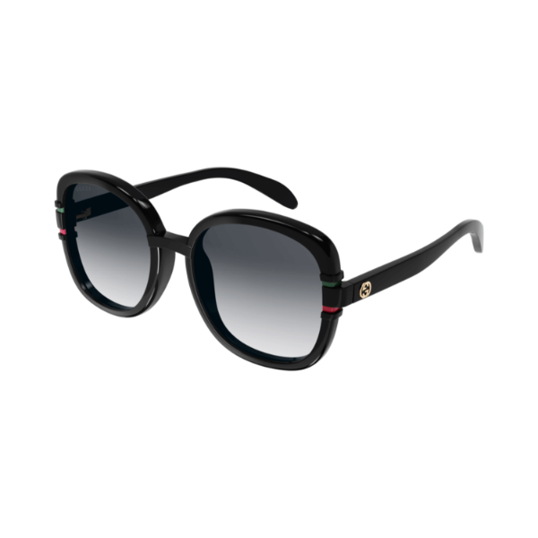 Gucci Grey Gradient Square Ladies Sunglasses Gg1068Sa 001 57