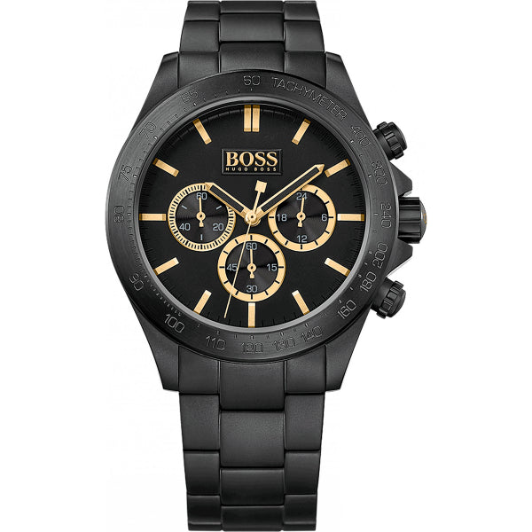 Gold and black clearance hugo boss watch