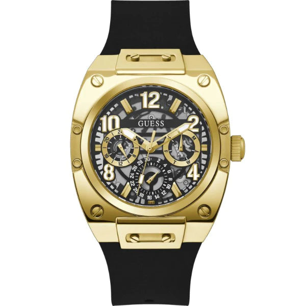 Gold guess sales watches for men