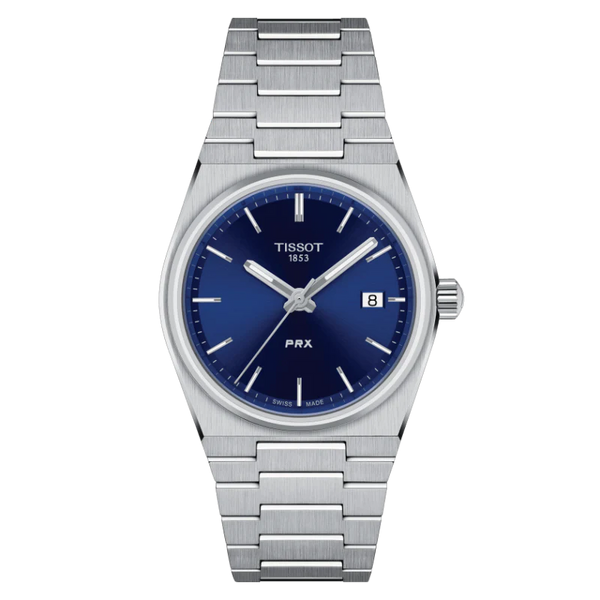 Tissot PRX Silver Stainless Steel Blue Dial Quartz Unisex Watch - T137.210.11.041.00