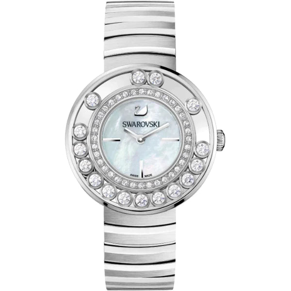 Swarovski Lovely Silver Stainless Steel Silver Dial  Quartz Watch for Ladies - 1160307