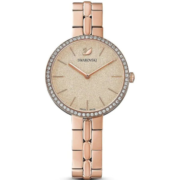 Swarovski Cosmopolitan Rose Gold Stainless Steel Rose Dial  Quartz Watch for Ladies - 5517800