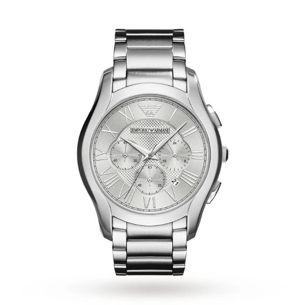 EMPORIO ARMANI Renato Silver Stainless Steel Silver Dial Chronograph Quartz Watch for Gents - AR11081