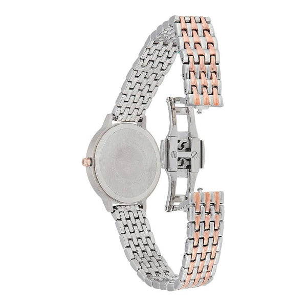 EMPORIO ARMANI Kappa Two Tone Stainless Steel Mother Of Pearl Dial Qua Dreams Pakistan